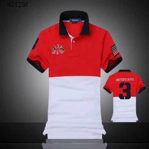 

New Sailing Polos Shirt Men's 100% Embroidered Short Sleeve Foreign Trade Cotton Sweatshirt T-Shirt s-5XL XNBE, Pic ture9