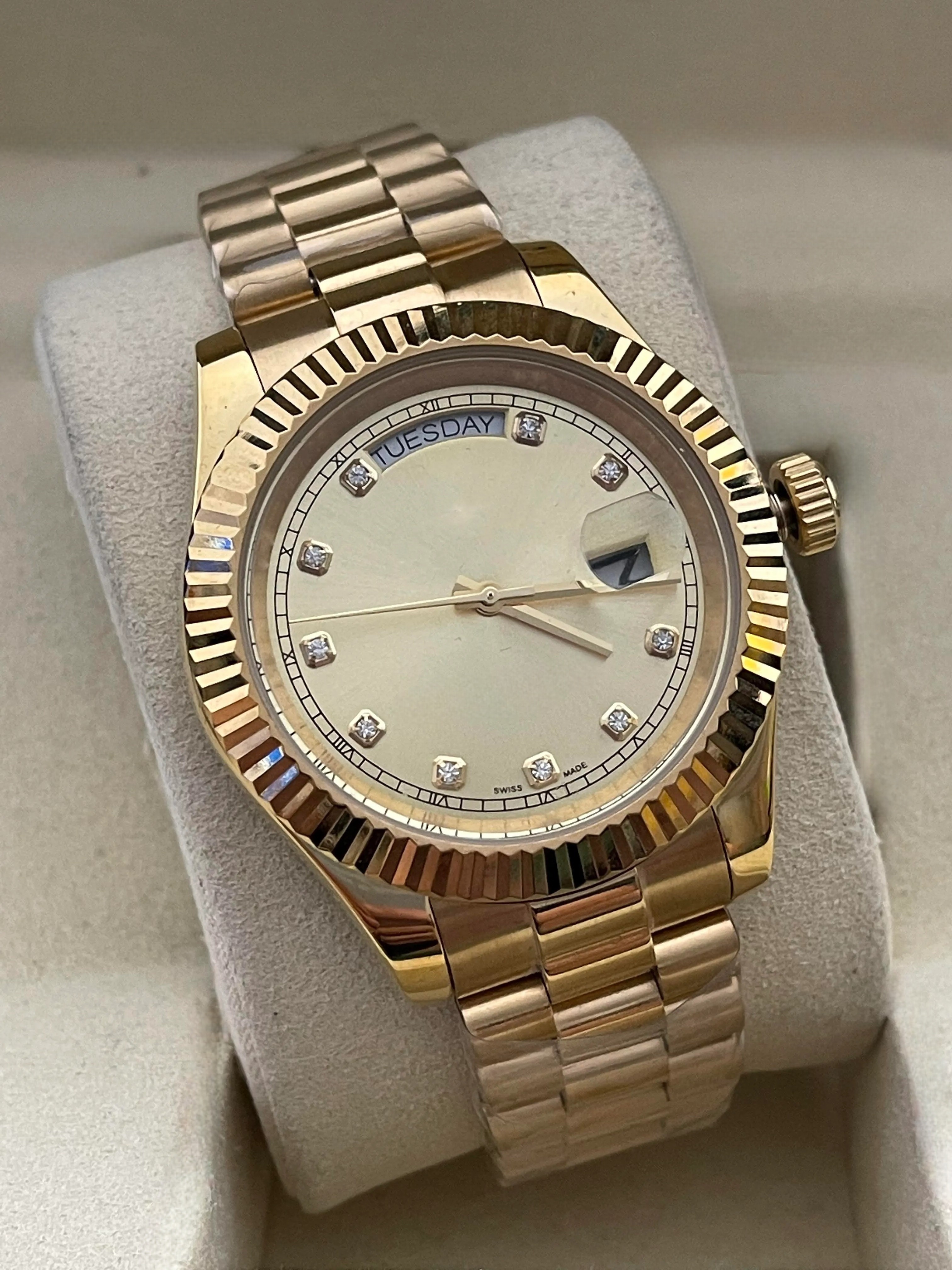 

41mm Mens Womens Watches ZDR-High quality montre de luxe Automatic Movement full Stainless Steel Watch waterproof Luminous Mechanical Wristwatches gifts