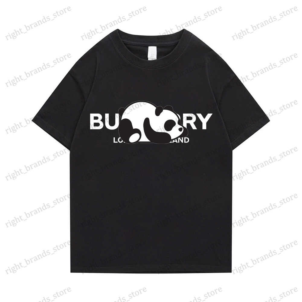 

Men' T-Shirts 2023 summer T-shirt panda and bear pattern men' printed T-shirt casual short-sleeved top cotton T-shirt men' loose free shippi T230523