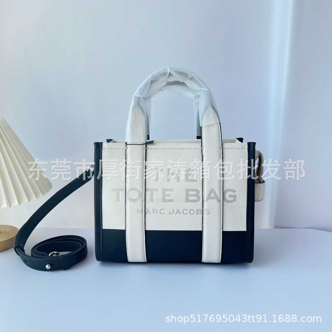 

the Tote Marc Springsummer Mj New Fashion Genuine Leather Mini Tote Bag Women's Solid Handbag Litchi Pattern Jacobsjqf1jocobs, Claret