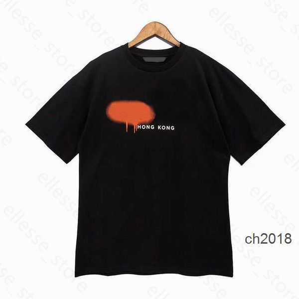 

2023 Mens T Shirts Women Designers shirts Tees Apparel Tops Man S Casual Chest Letter Shirt Luxurys Clothing Street Shorts Sleeve Clothes palms Tshirts J5YR, D5