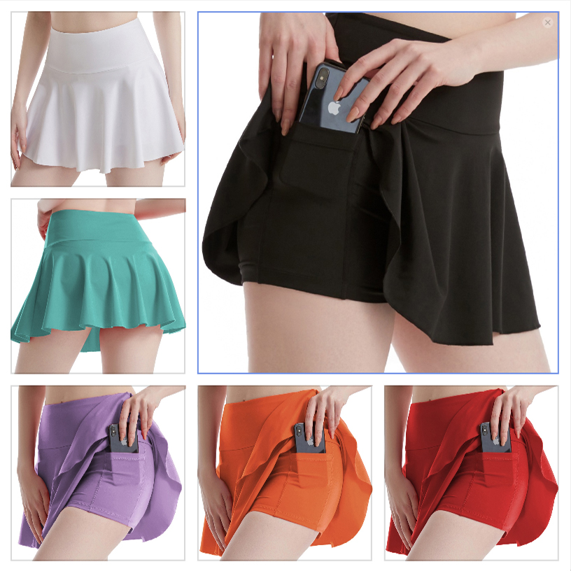 

Running Shorts for Women High Waisted Workout Shorts Gym Shorts with Pockets for Womens Gym Shorts Pack, Green