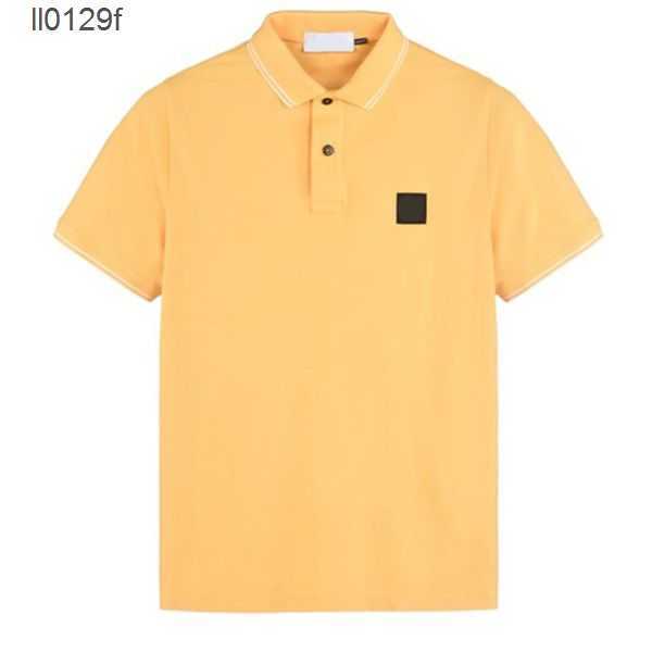 

Polos brand designers shirt high quality polo shirts cotton material polos EX4B, Yellow