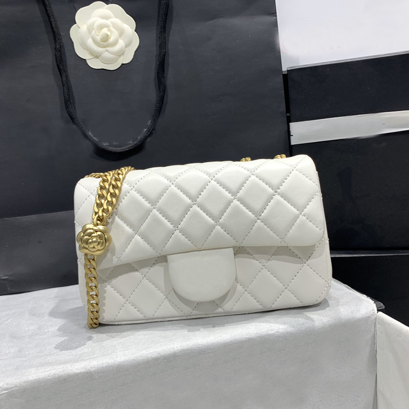

AAAAA designer bag 20cm Women Crossbody Bags Shoulder Flap Black Purses Classic Ladies Designer Luxury Ladies Messenger Bag C0124