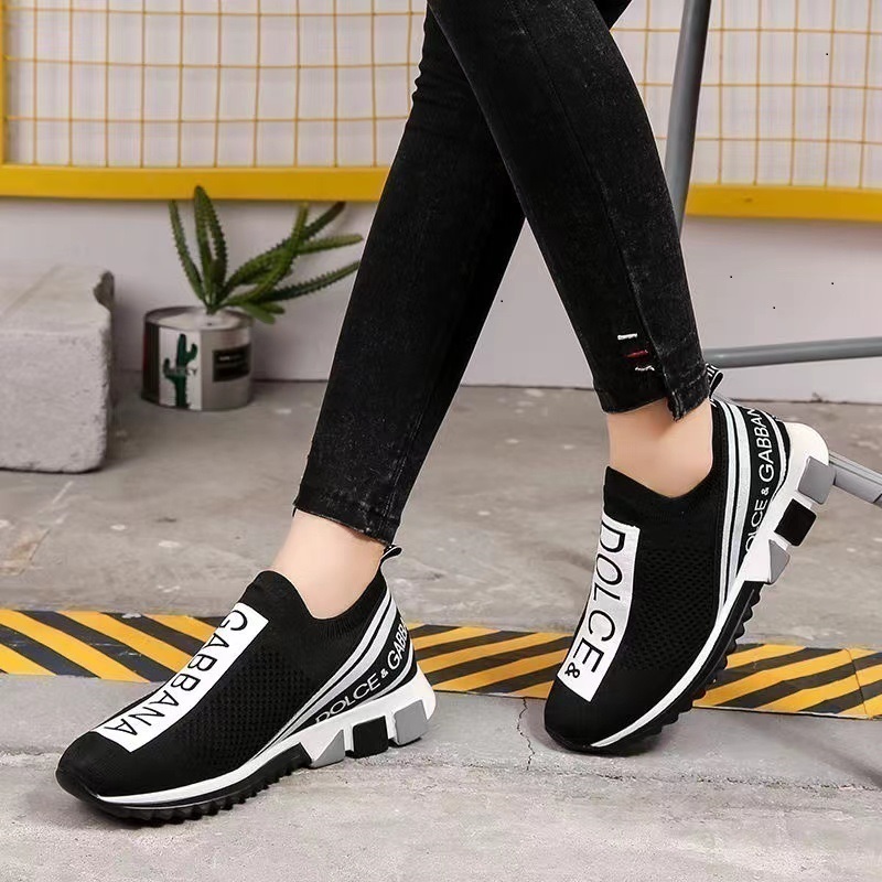 

Designer Portofino sneakers Luxury Leather Calfskin shoes Comfort Outdoor Trainers Men's Casual Walking Shoes A00143 Dolce & Gabbana DG