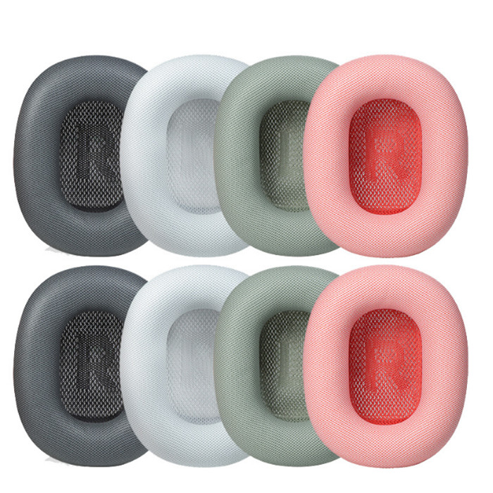 

For air Max air pro 2 3 2nd generation Headband Headphone Accessories Transparent Solid Silicone Waterproof Protective case Air Maxs Headphones Headset cover Case, Black