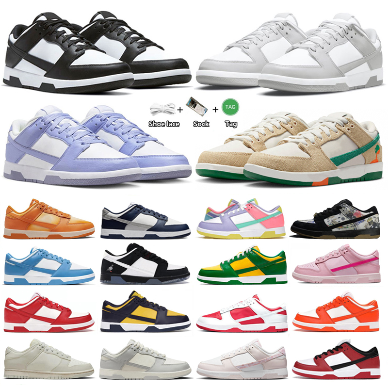 

Designer low mens running shoes panda Pigeon Grey Fog UNC Triple Pink Sail Paisley Photon Dust Candy Jarritos Lilac Men Women Trainers Sports Sneakers Platform shoe, Color#49