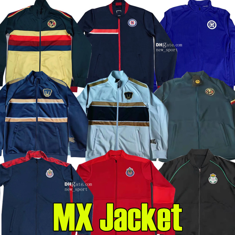 

Liga MX jacket Cruz Azul Soccer Jerseys tracksuit 2023 RODRIGUEZ ROMO GIMENEZ Chivas America CLUb UNAM Cougar Santos Laguna Tijuana Atlas FC Sweater jogging wear, Cruz azul 1