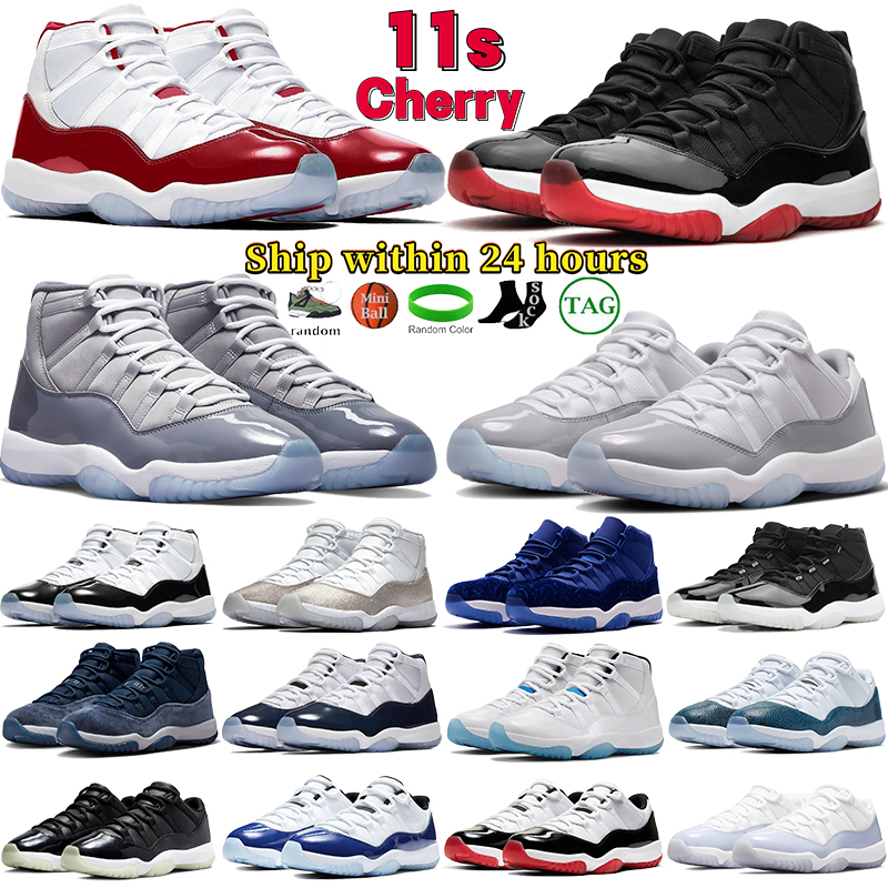 

Jumpman 11 Basketball Shoes mens womens 11s Trainers Cement Grey Cherry Bred Cap and Gown Win Like 96 Low 72-10 Pink Snakeskin Bred 25th Anniversary Mens Sports Sneaker, No.7 25th anniversary