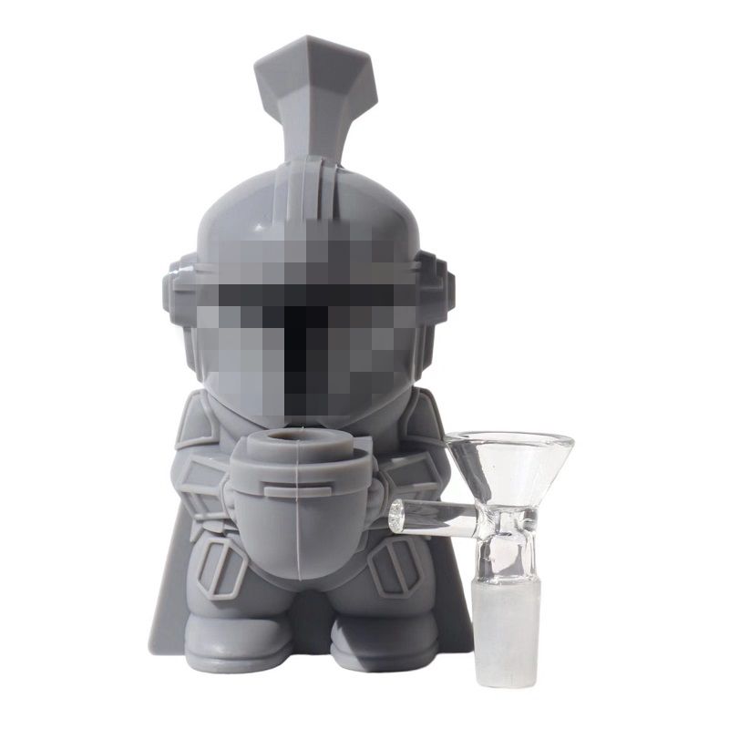 

Newest Silicone Bong Dab Rigs Water Pipe Bong Unbreakable Oil Rig with 14mm Glass Bowl mini bongs 3 colour in stock