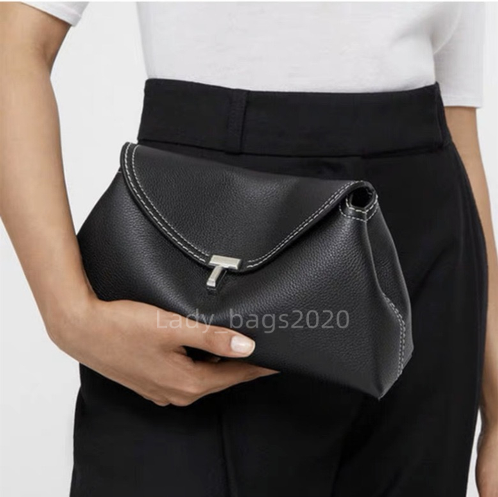 

Toteme Bags Clutch Bag Lager Handle Tote Designer Handbag Women Luxury Cow Leather Shoulder Evening Bag Crossbody Purse Messenger Handbags 35cm 26cm, Brown-big-35cm