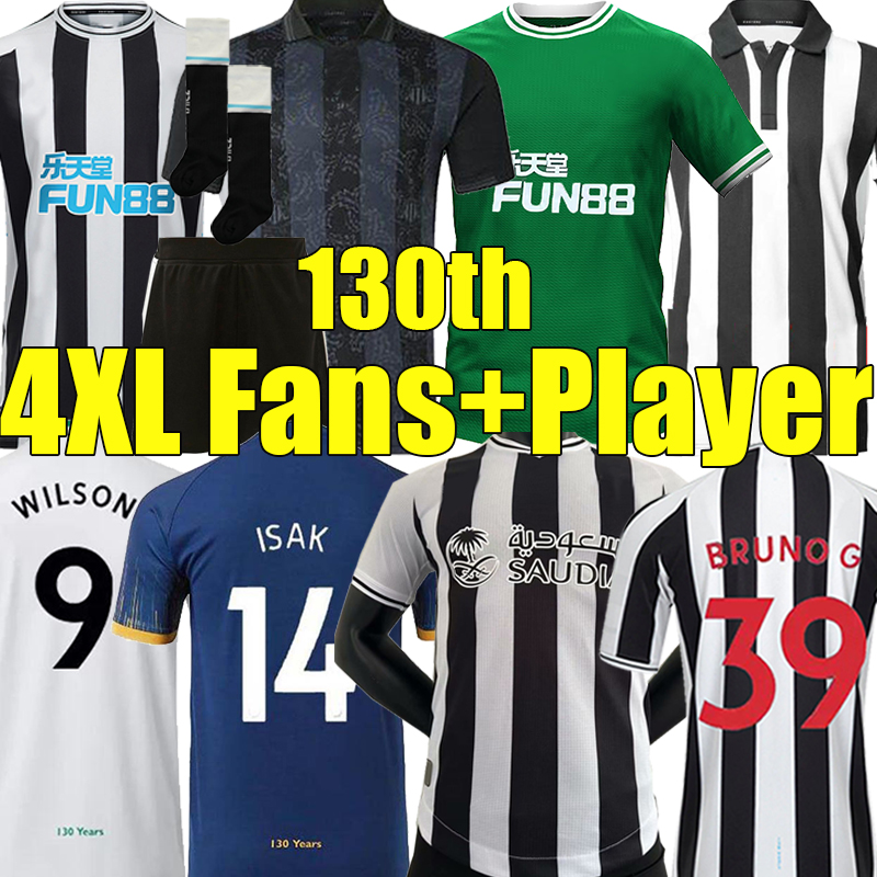 

4XL 22/24 NeWCaStl e 130 Years Soccer Jerseys ISAK BRUNO G SHELVEY WILSON SAINT-MAXIMIN 2023 2024 JOELINTON Football Shirt RITCHIE LEWIS TRIPPIER men kids kits socks, 23-24