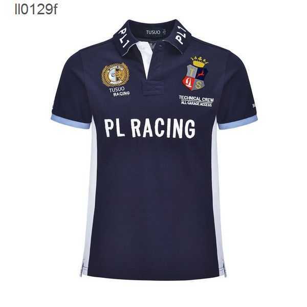 

New Summer Short Sleeve Polos Shirt T-shirt Left Chest Large Horse Embroidery Pure Cotton Loose Men's Top s-5XL RZI6, Pic ture21