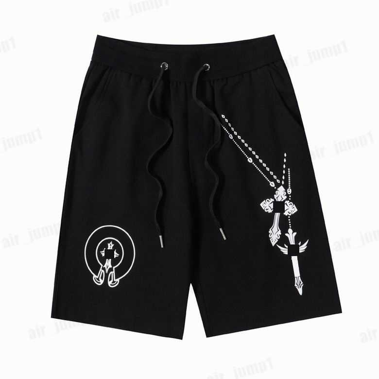 

Designers Mens Shorts Man Woman Chrome Summer Heart Sanskrit Cross Pattern Casual Pants Printing Running Sports Short Chromees hearts 8OP7