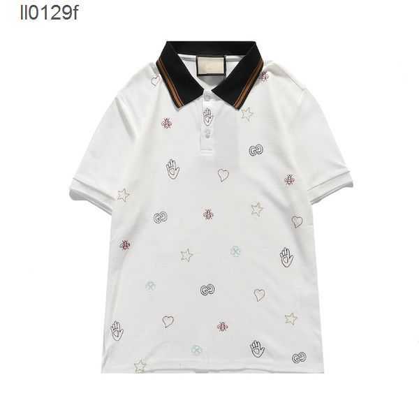 

Men's Polo Shirt Designer Man Fashion Horse T Shirts Casual Men Golf Summer Polos Embroidery High Street Trend Top Tee Asian size PWQM, 19