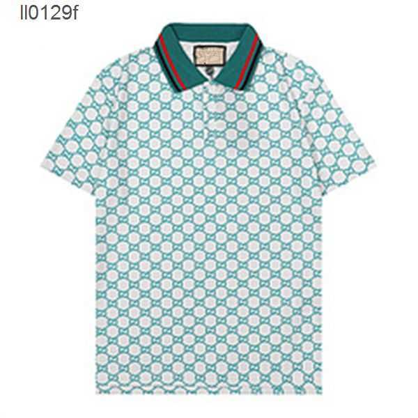 

Men's Polo Shirt Designer Man Fashion Horse T Shirts Casual Men Golf Summer Polos Embroidery High Street Trend Top Tee Asian size GZ14