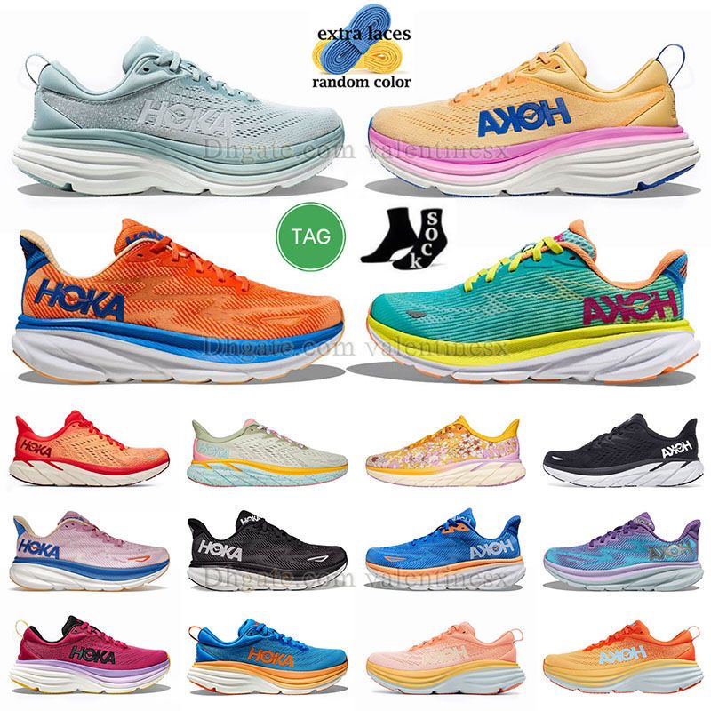 

Hoka One One Clifton 9 Bondi 8 Running Shoes Hokas Free People Movement Summer Song Blue Shell Coral Peach Parfait White Seaweed Women Low Mesh Trainer Tennis Sneakers, D04 b8 lilac marble elderberry