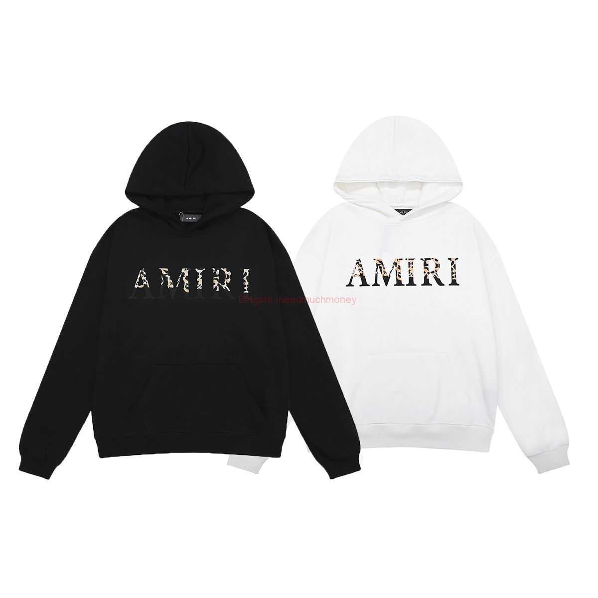 

Designer Clothing Mens Sweatshirts Amires Am Hoodies Beautiful Fashion Light Luxury Amies Leopard Design High Quality Cotton Terry Hoodie Sweater for Teenagers Fa, Shipping fee