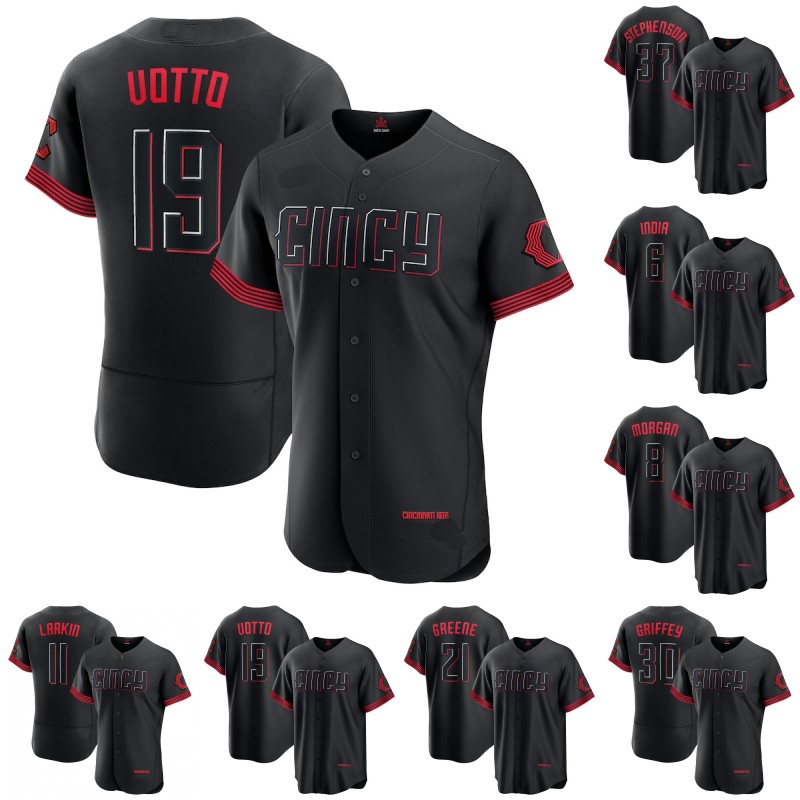 

Cincinnati #19 Joey Votto Red Jersey Jonathan India Elly De La Cruz Hunter Greene Wil Myers Tyler Stephenson Nick Senzel Jake Fraley Stuart Fairchild Will Benson Shirt, Mens flex base 2022 field of dreams