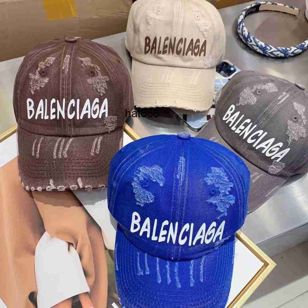

High Edition Letter Embroidery Soft Top baseball cap Women Washing Cotton Cool Style Couple Duck Tongue Hat Men, Blue