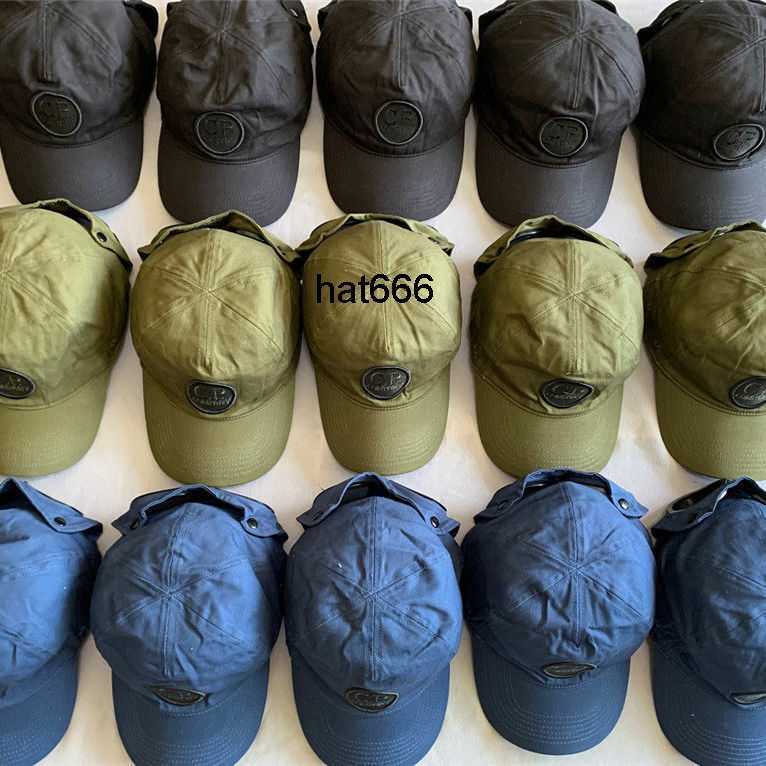 

22SS new CP pilot goggles baseball cap hip-hop men's and women's cap, Black