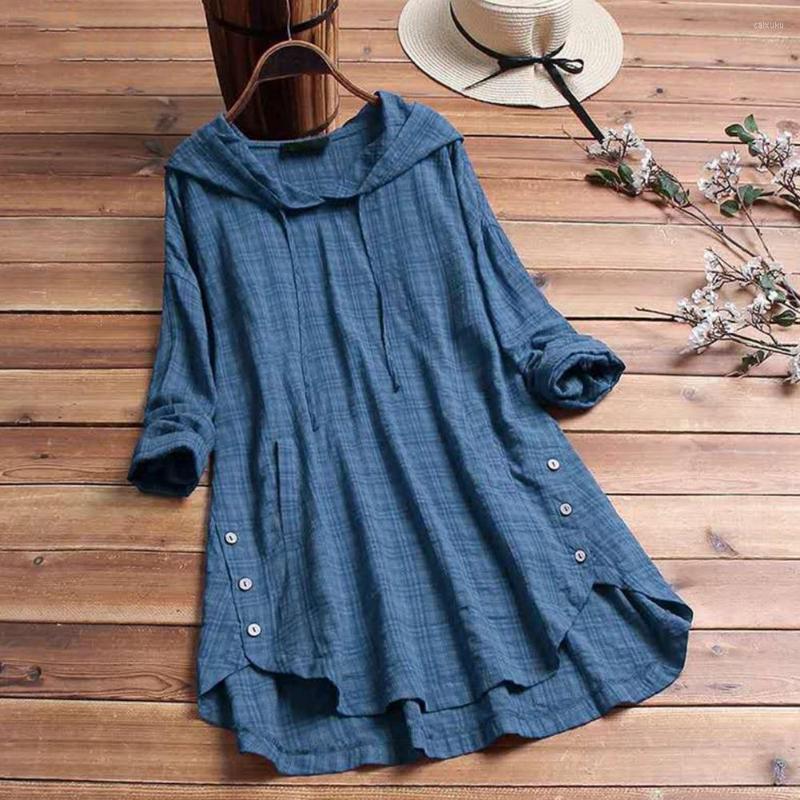 

Women's Blouses Women Top Loose Lady Blouse Simple Style Spring, Khaki