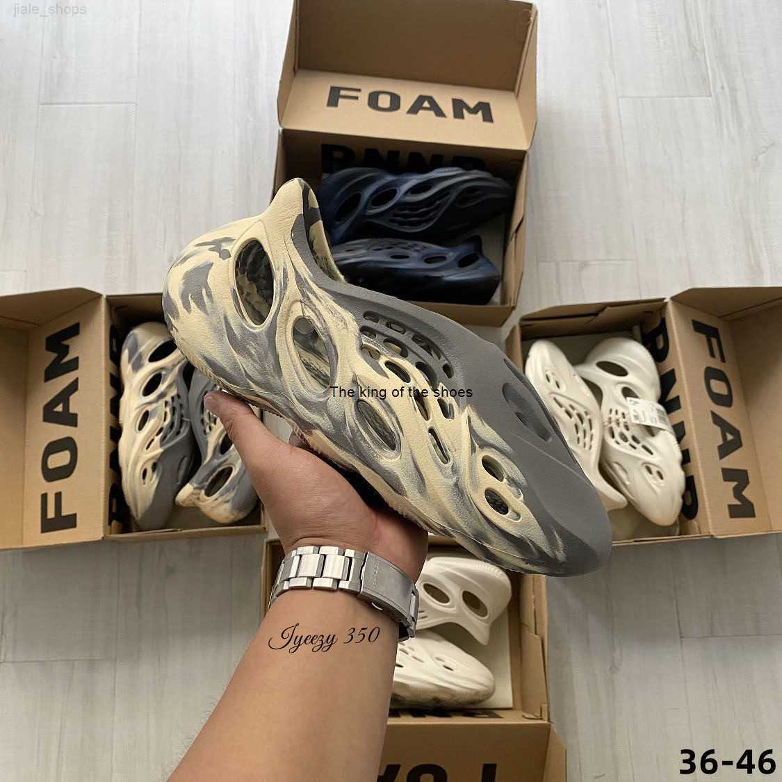 

Yeezzys Sandals Designer Foam Runner Sandals Slides Slippers Sandal Graffiti Bone White Resin Desert Sand Mx Cream Clay Moon Grey Rubber Summer, Magic lime desert sand