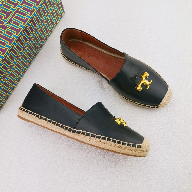 

2023 Women Luxury Casual sandal Espadrilles Summer Designers ladies flat Beach Half Slippers fashion woman Loafers Fisherman canvas Shoe 22, 02