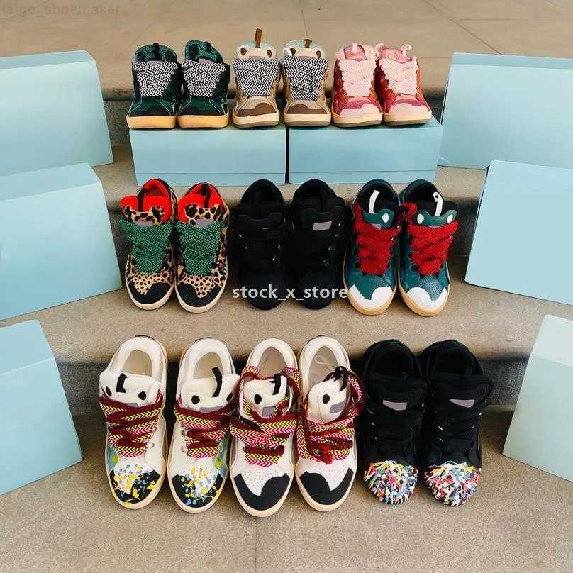 

Curb designer shoe sneakers fashion show style mesh woven lace-up extraordinary sneaker embossed Leather mens womens in calfskin shoe, 13