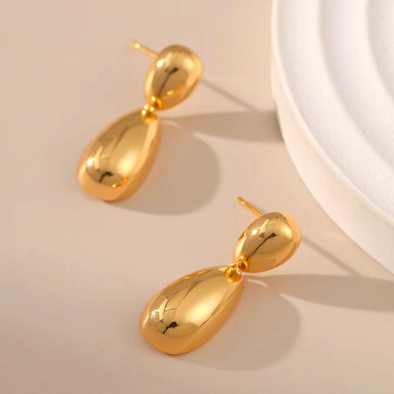 

Dangle Earrings Stud Polish WaterDrop Earring Women Girls Gold Plating Fashion Jewelry Accessories Party Gift 2023 Style HE23352