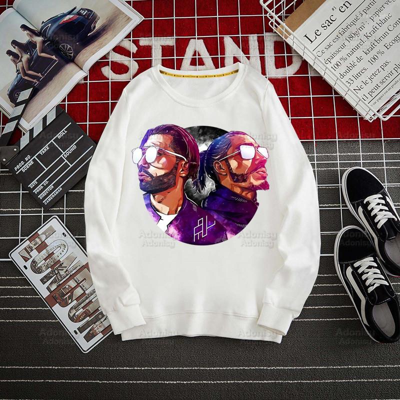 

Men' Hoodies Le Monde Chico Men Hoodie Autumn Hip Hop Streetwear PNL Rapper Pullover Sweatshirts QLF Freres Singer Mens Male