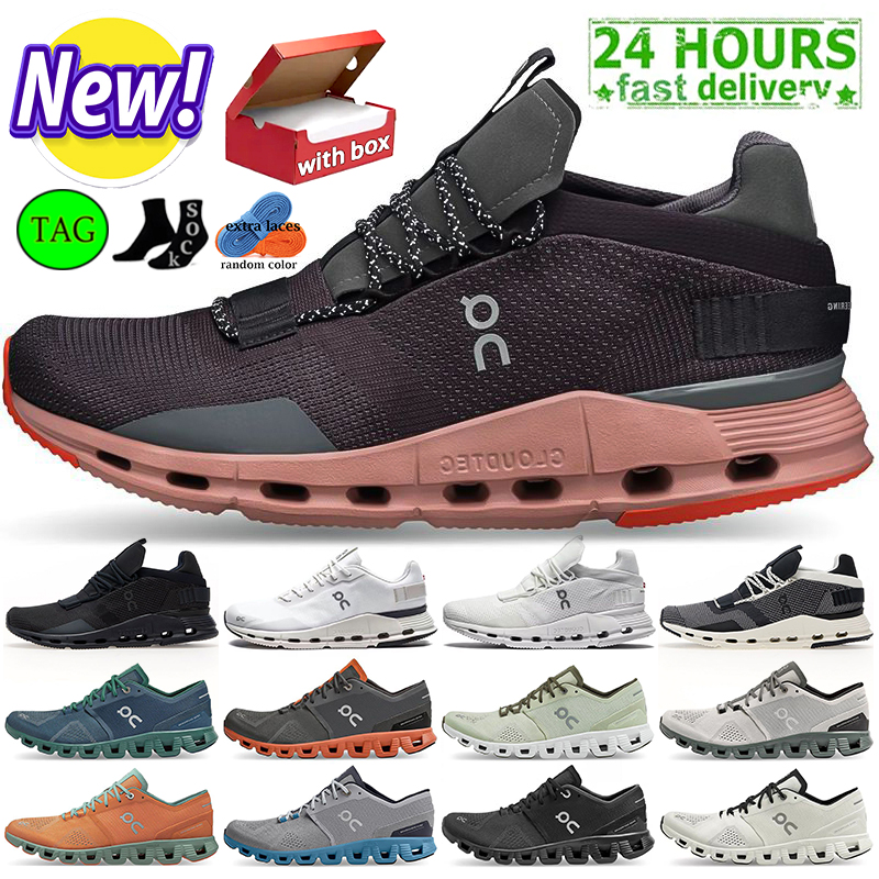 

with box Top On Cloud X Running Shoes mens Sneakers Aloe ash black orange rust red Storm Blue white workout and cross trainning shoe Designer men women Sports trainers, Sku_19()_