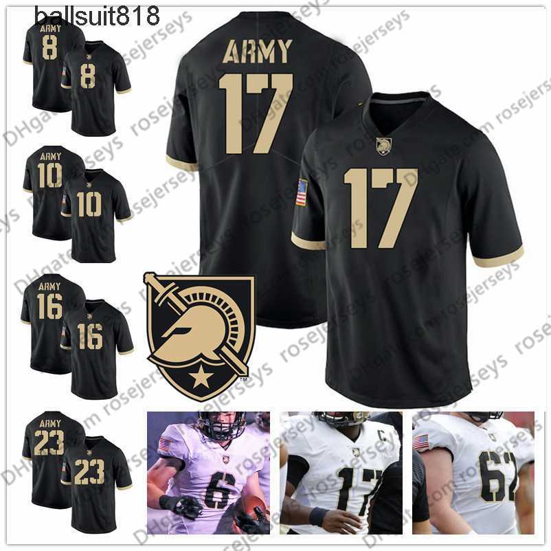

NCAA Army Black Knights #17 Ahmad Bradshaw 2 James Gibson 4 Cam Thomas 1 Jabari Laws 7 Jaylon McClinton White 2019 Football Jersey