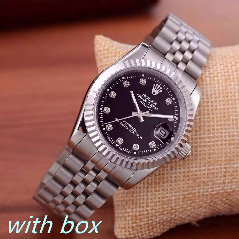 

Rolex star luxury men's watch stainless steel sapphire glass solid buckle President men automatic mechanical Sparkle Wristwatches