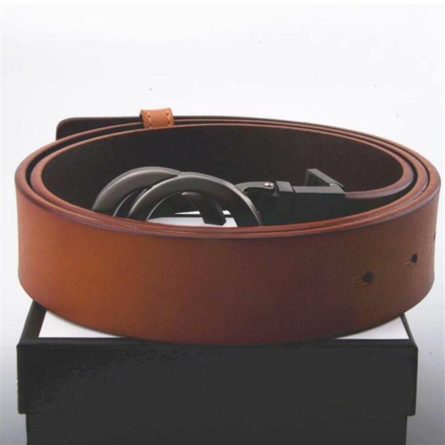 

Fashion belts men belt women belt Big gold buckle genuine leather belt classical belts ceinture 2 0cm 3 0cm 3 4cm 3 8cm width with264d, With box