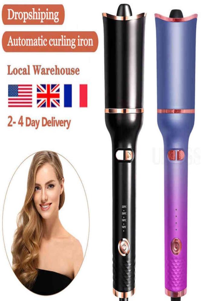 

Automatic Hair Curler Hair Curling Iron Rotating Spin Curler Wave Wand Magic Air Curl 2 In 1 Flat Iron Hair StraightenerCurler 216832561