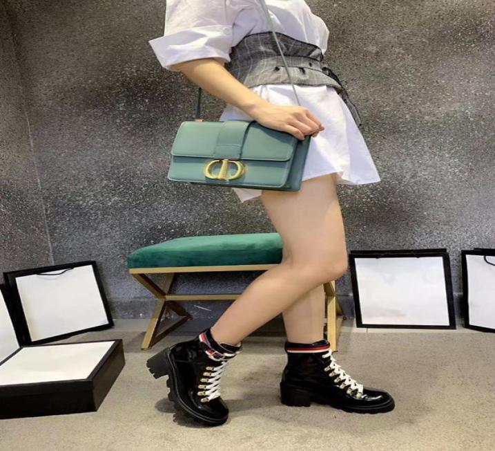 

2021 Women Leather Laureate Platform Desert Boot Martin Boots Bee Star Trail Ankle Boot Winter Boot high heels 35405811083, Blue