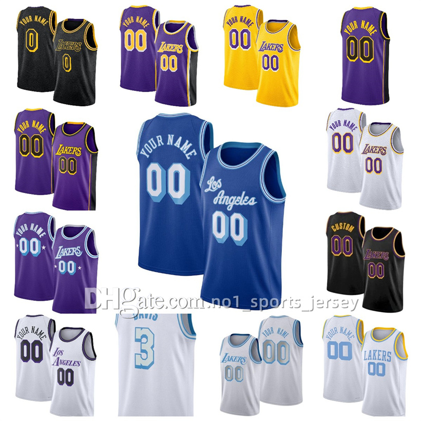 

2023 Custom Men Women Youth Los Angeles''Lakers''Basketball Jersey 7 Carmelo Westbrook Anthony Mens 3 Davis, Jersey12