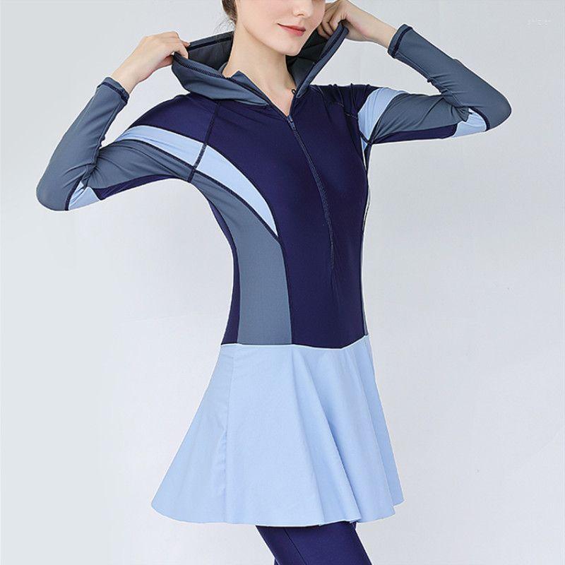 

Women's Swimwear Women One Piece Long Sleeves Swimsuit Sports Beach Wear Surfing Suit Summer Rashguards Plus Size Bathing Pants, Kyl2358