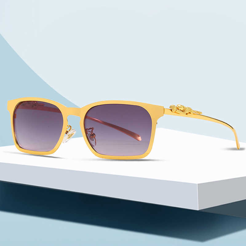 

Three dimensional leopard head Sunglasses men's full frame business personalized optical glasses trend Sunglasses