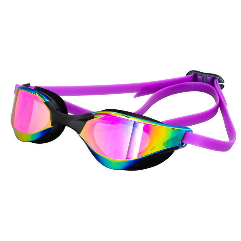 

Swimming goggles adult high-definition waterproof and anti fog electroplating swimming goggles