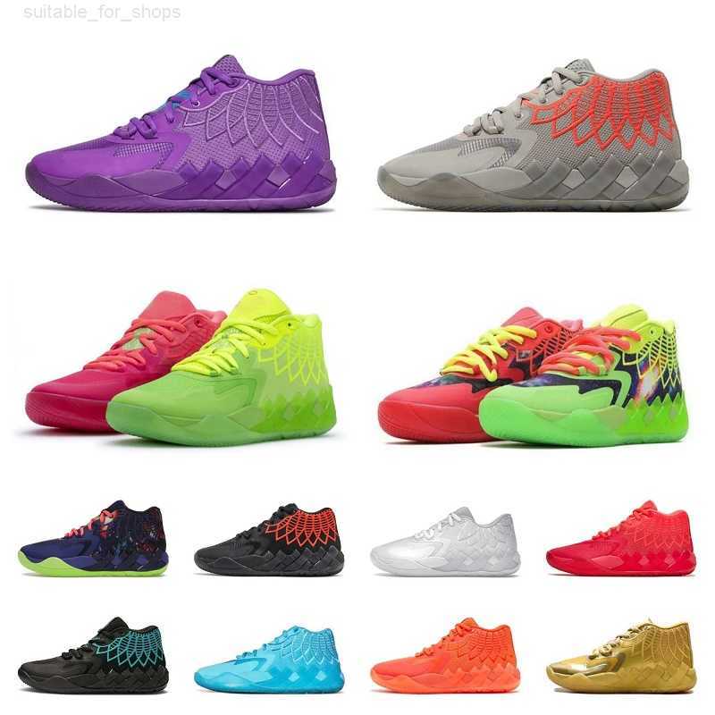 

LaMelo Ball 1 MB.01 Basketball ShOes Sneaker Rick and Morty Purple Cat Galaxy Mens Trainers Beige Black Blast Buzz City Queen City Not From Here Be You Sports Sneakers, Shoes lace