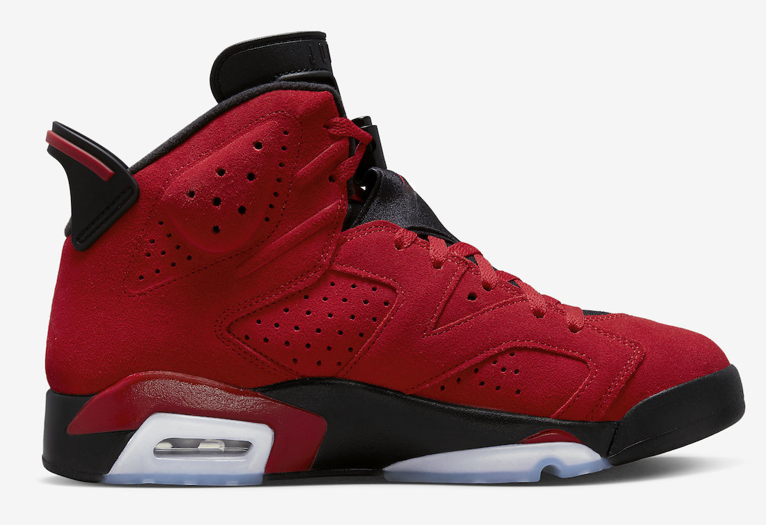 

Authentic 6 Toro Bravo Varsity Red Suede Black 6s Basketball Shoes Mens Sports Sneakers With Original Box CT8529-600