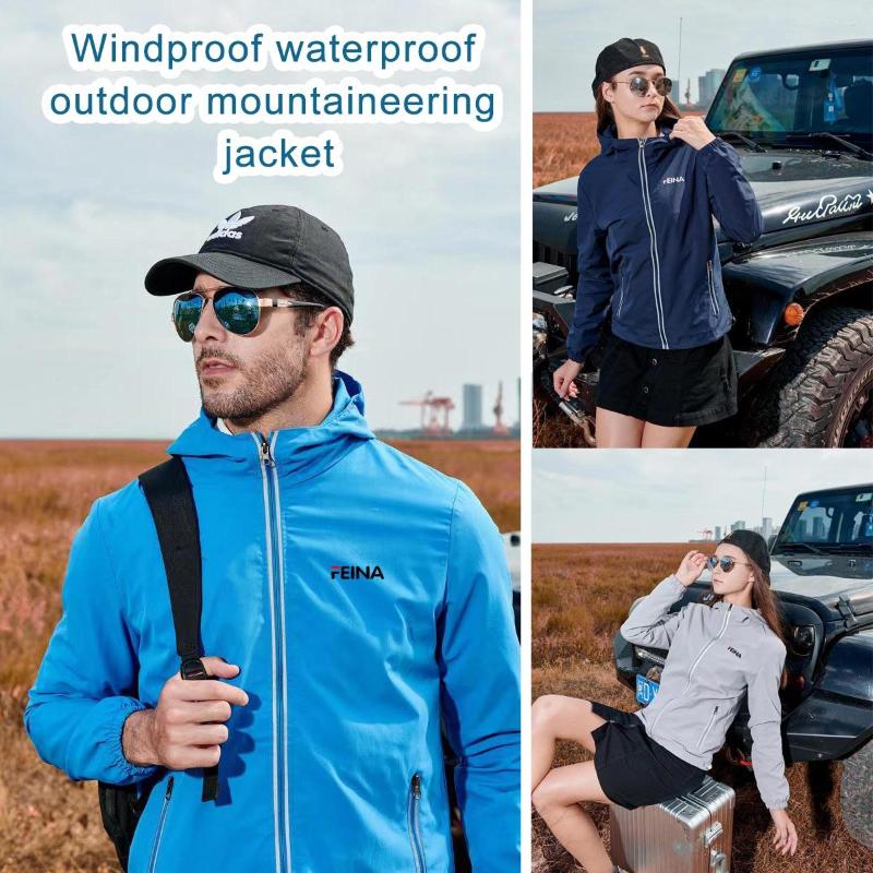 

Men' Trench Coats 2023 Men Spring Autumn Windproof Waterproof Outdoor Casual Jacket Mountaineering Camping Fishing, Red