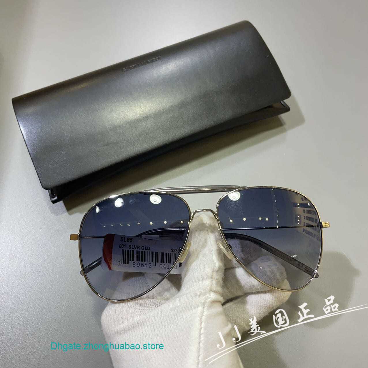 

Y S L Designer Sunglasses Online shop JJ American Fashion Classic Silver Frame Toad Mirror SL85 59-14-140
