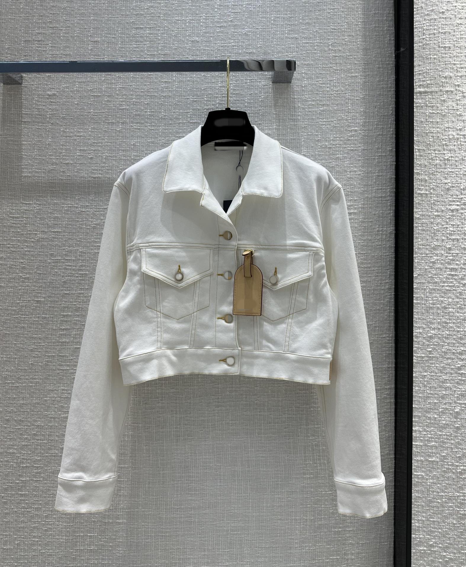 

Milan Runway Coats 2023 New Autumn Women' Jackets Lapel Neck Long Sleeve Designer Brand Same Style Outerwear 0524-19, White
