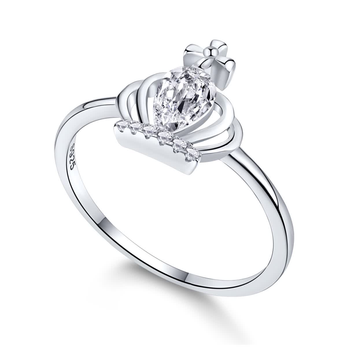 

GemKing NE120171 New Product White Gold Engagement Gemstone Natural 925 Sterling Real 5925 Silver Ring Diamond diamond drill engagement ring
