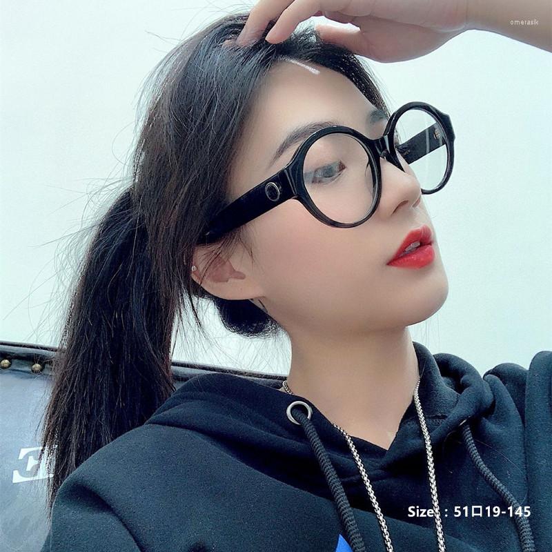 

Sunglasses Unisex Round For Women 2023 Fashion Retro Summer Beach Gradient Black Shadow Luxury Glasses