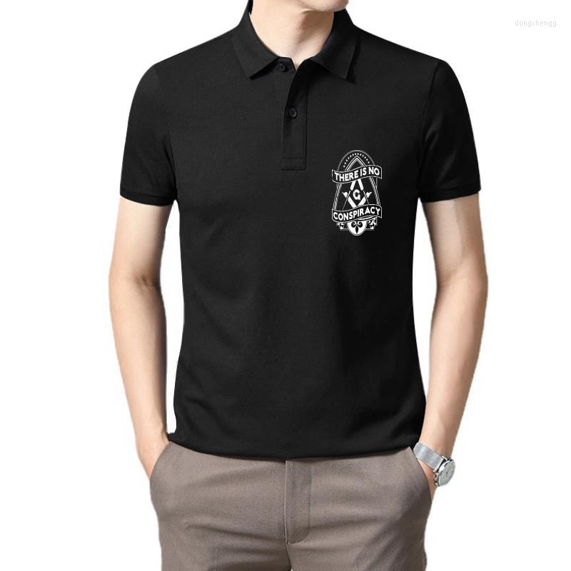 

Men's Polos 2023 Fashion Men'S High Quality Tees There Is No Conspiracy Funny Freemasons T Shirt Black Casual Tee, Grass green 03