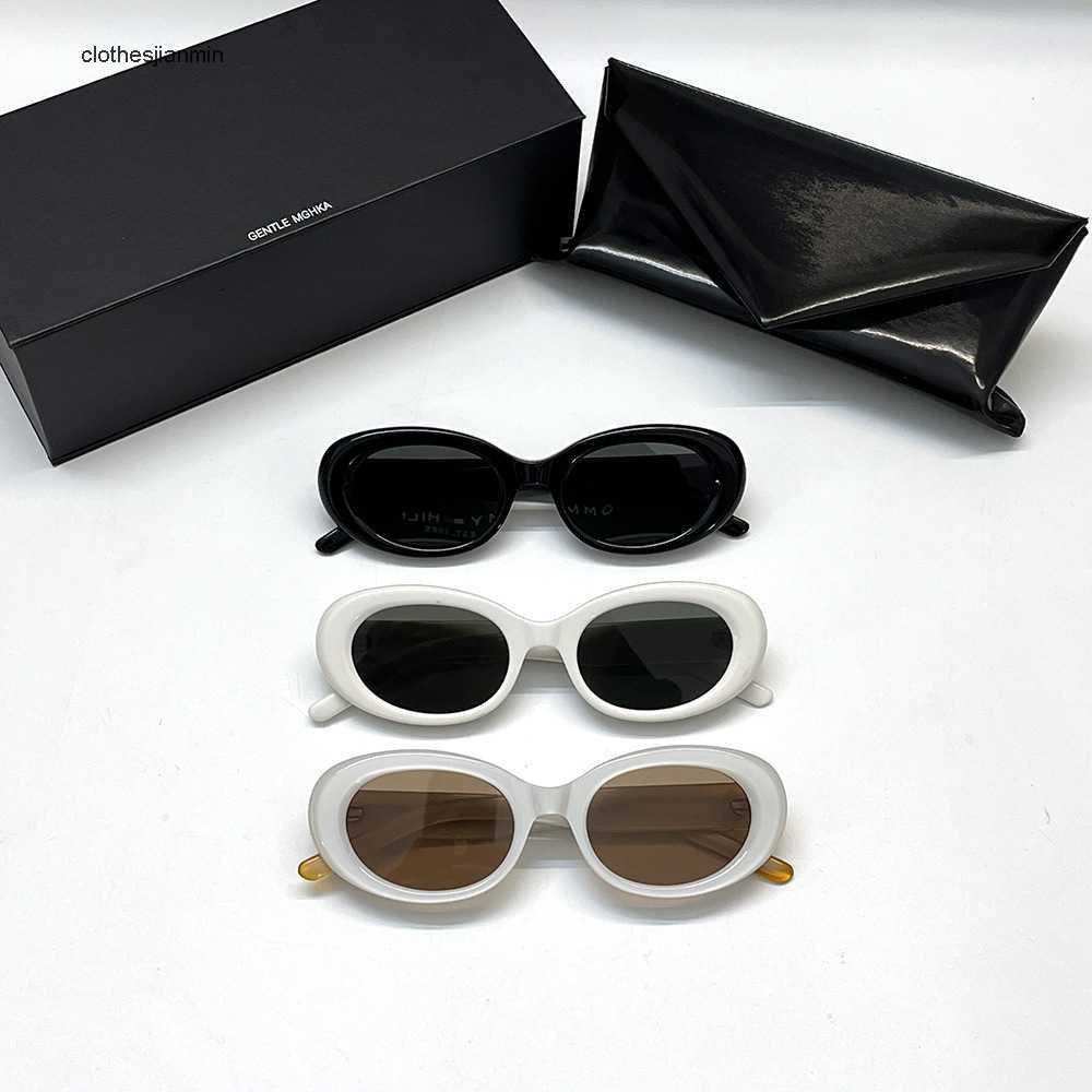 

2023 Luxury Fashion Sunglasses Factory% 80 Retail New Gm Sunglass Women's Fashionable Plate Oval Personality Uv Protection